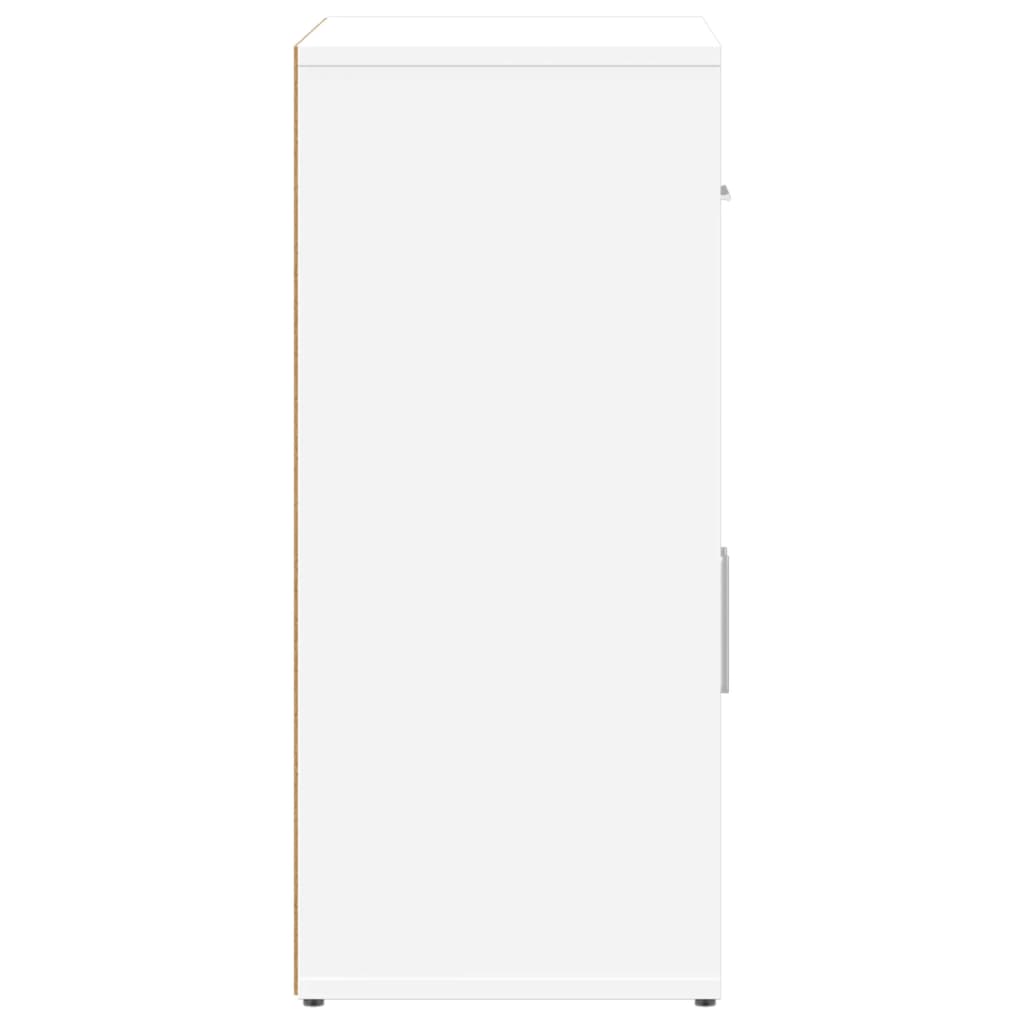 vidaXL Aparador de madera de ingeniería 2 uds blanco 60x31x70 cm