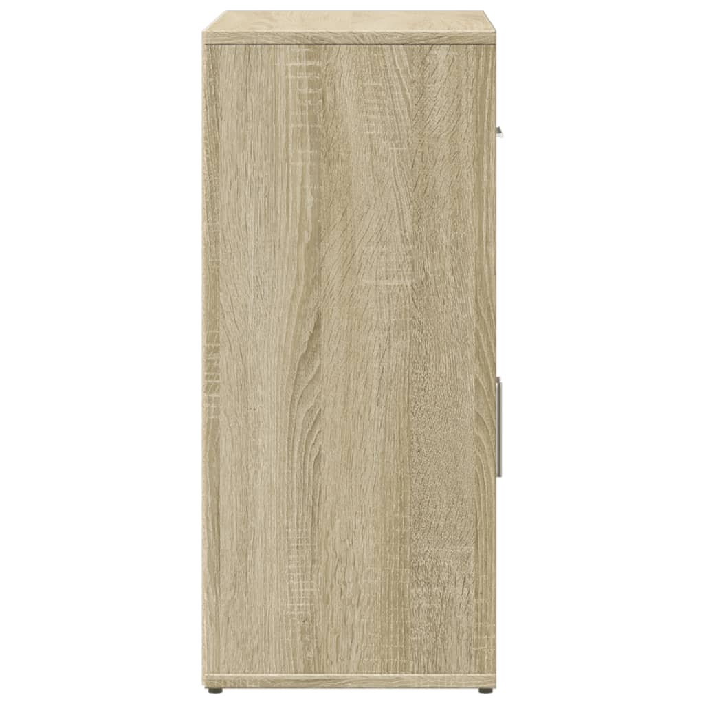 vidaXL Aparador de madera de ingeniería 2 uds roble Sonoma 60x31x70 cm