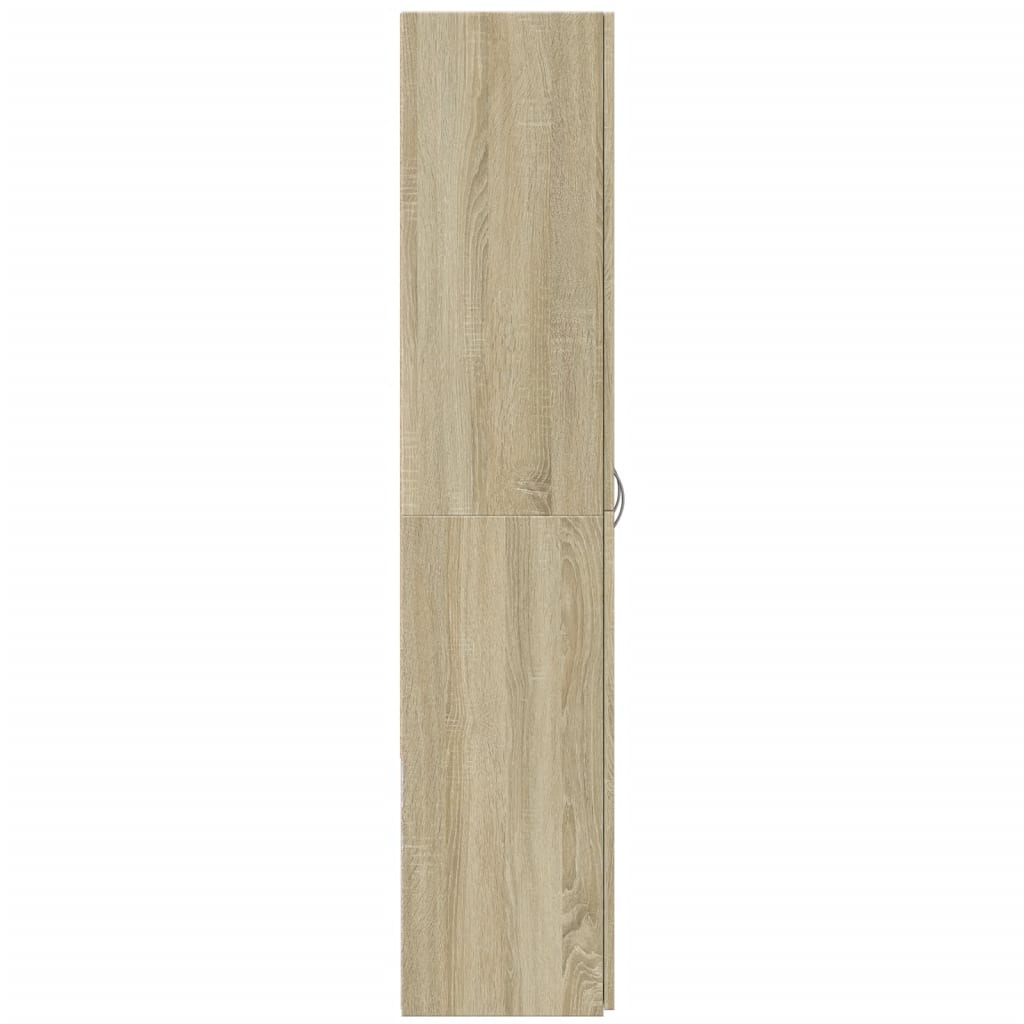 vidaXL Armario archivador madera ingeniería roble Sonoma 60x32x153 cm