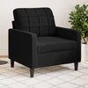 vidaXL Sillón de terciopelo negro 60 cm