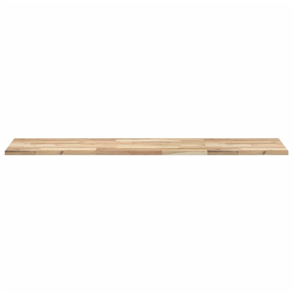 vidaXL Encimera tocador de baño madera acacia sin tratar 140x40x2 cm