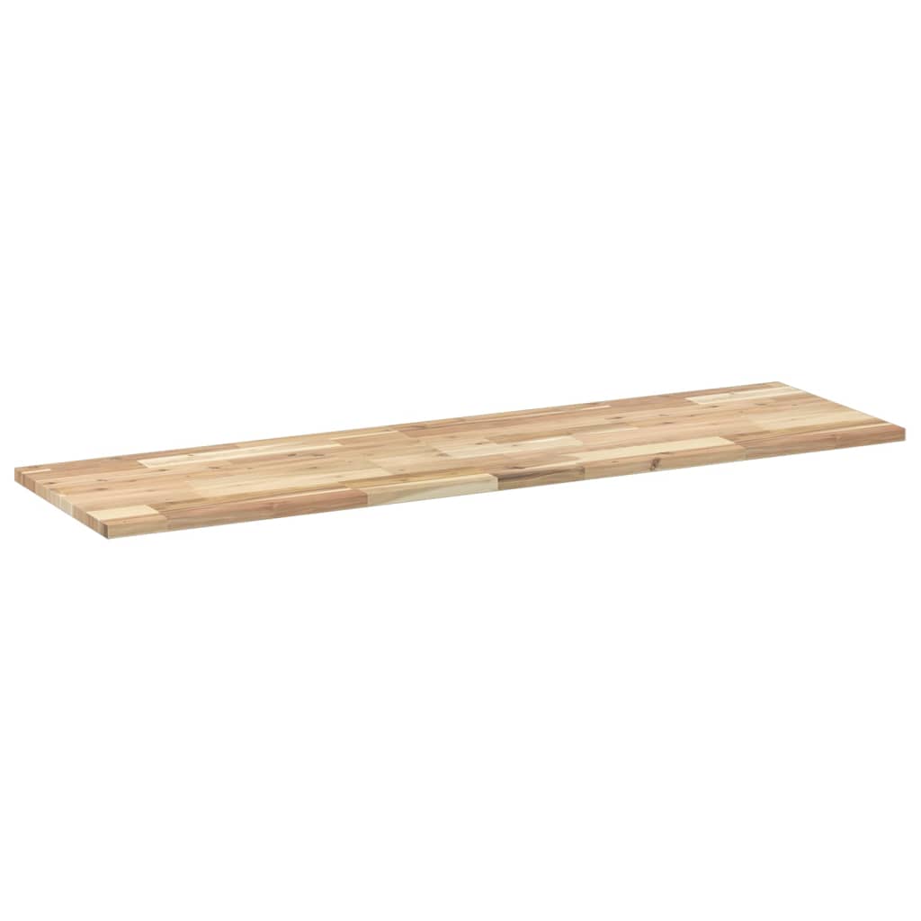 vidaXL Encimera tocador de baño madera acacia sin tratar 140x40x2 cm