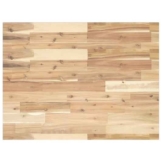 vidaXL Encimera tocador de baño madera acacia sin tratar 100x60x2 cm