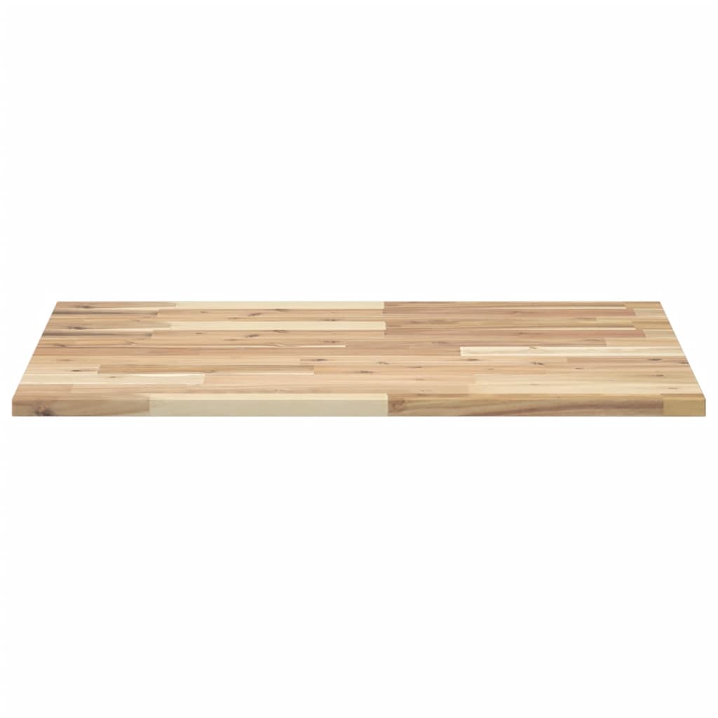 vidaXL Encimera tocador de baño madera acacia sin tratar 100x60x2 cm