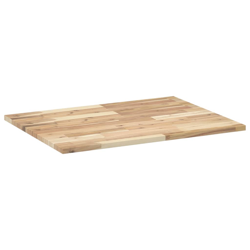 vidaXL Encimera tocador de baño madera acacia sin tratar 100x60x2 cm