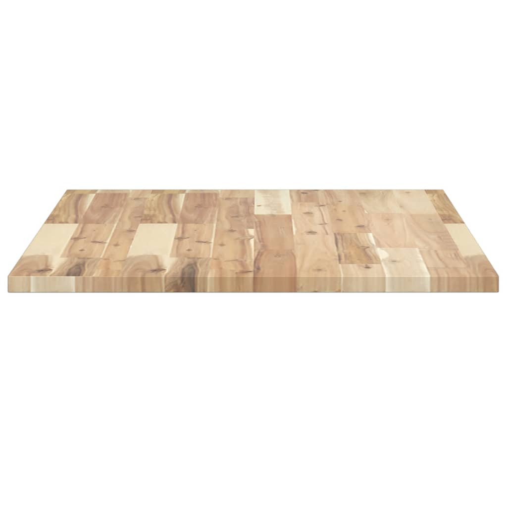 vidaXL Encimera tocador de baño madera acacia sin tratar 100x60x2 cm