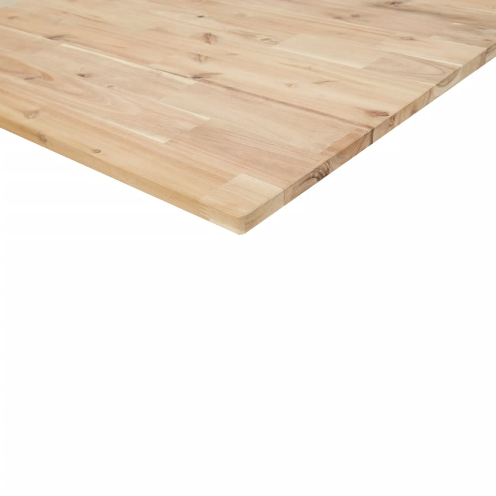 vidaXL Encimera tocador de baño madera acacia sin tratar 100x60x2 cm