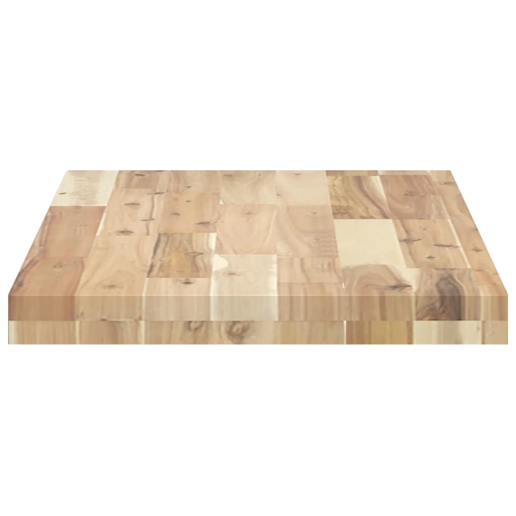 vidaXL Encimera tocador de baño madera acacia sin tratar 100x40x4 cm