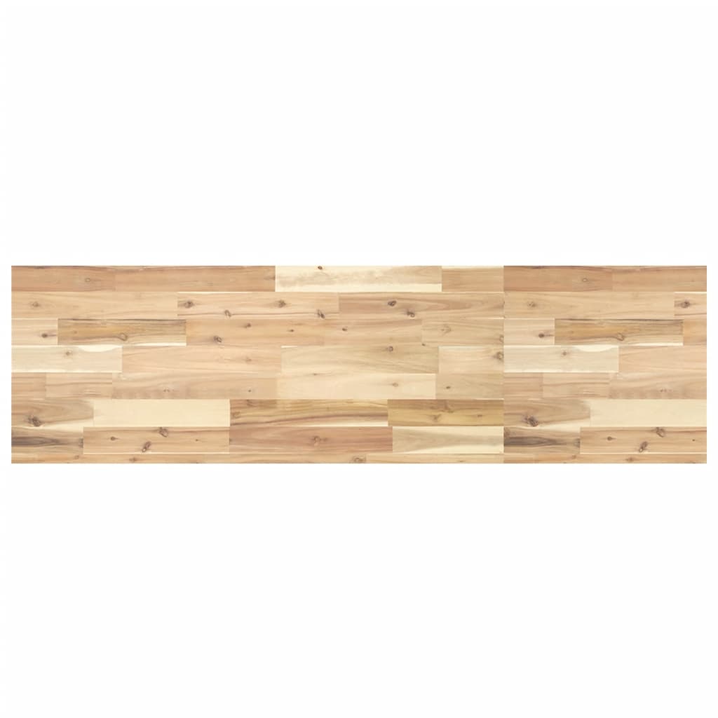 vidaXL Encimera tocador de baño madera acacia sin tratar 120x40x4 cm