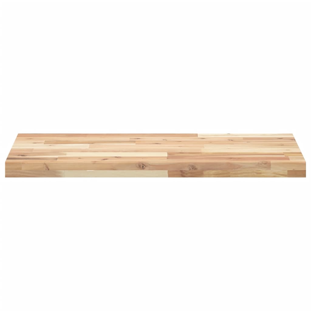 vidaXL Encimera tocador de baño madera acacia sin tratar 120x40x4 cm