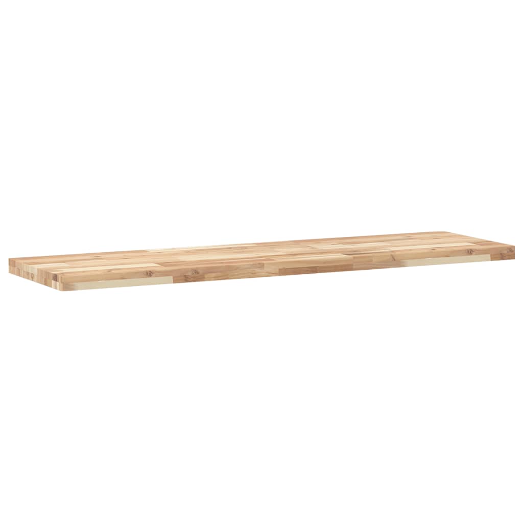 vidaXL Encimera tocador de baño madera acacia sin tratar 120x40x4 cm