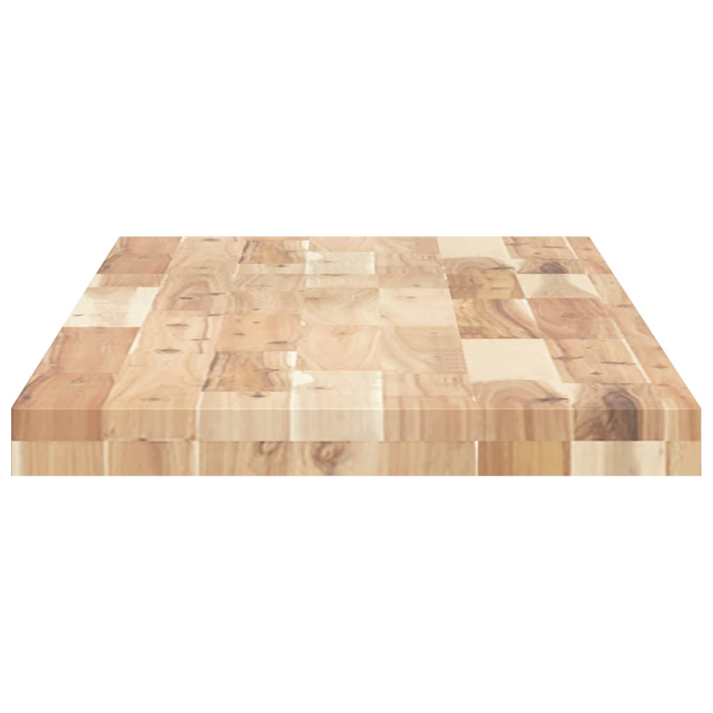 vidaXL Encimera tocador de baño madera acacia sin tratar 120x40x4 cm