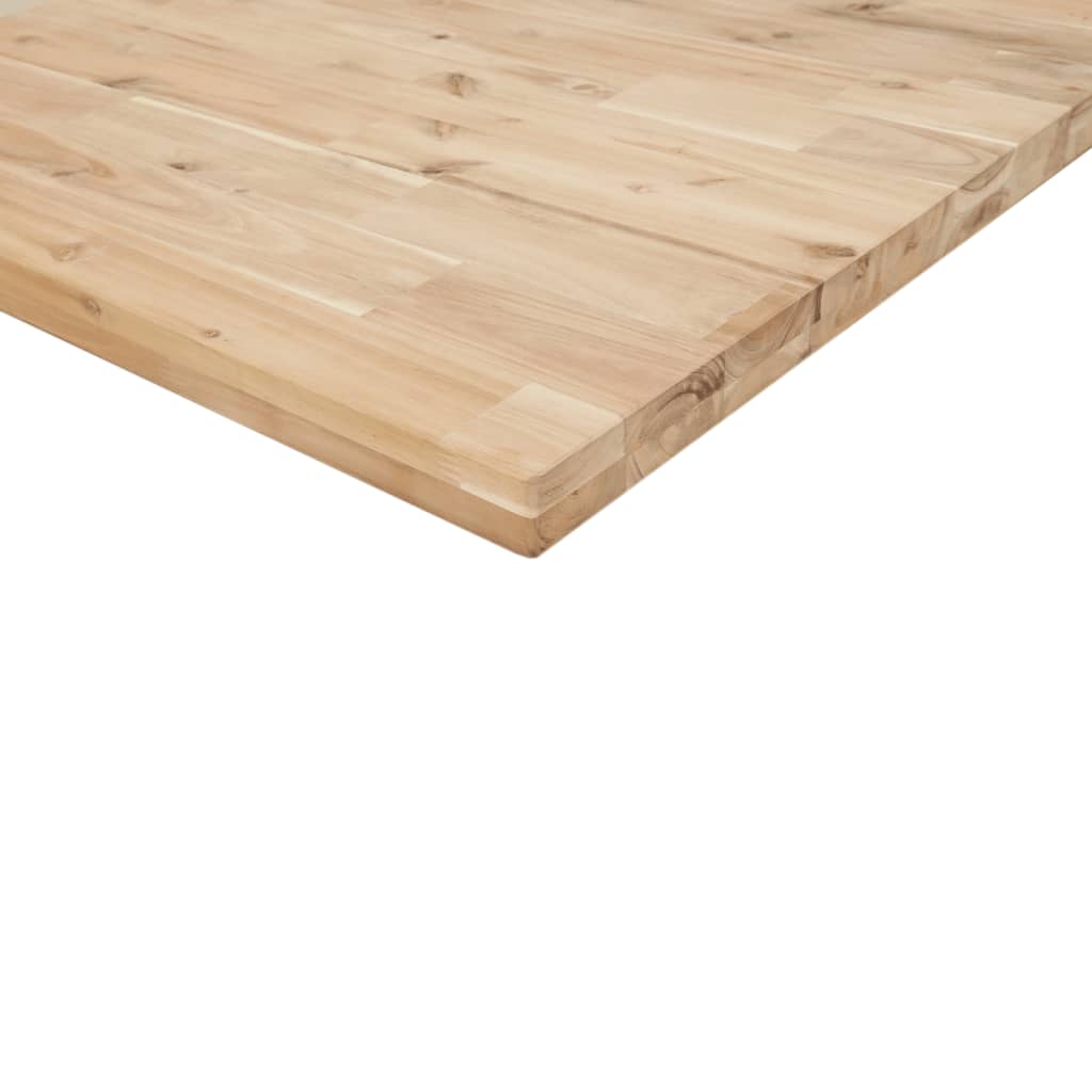 vidaXL Encimera tocador de baño madera acacia sin tratar 120x40x4 cm