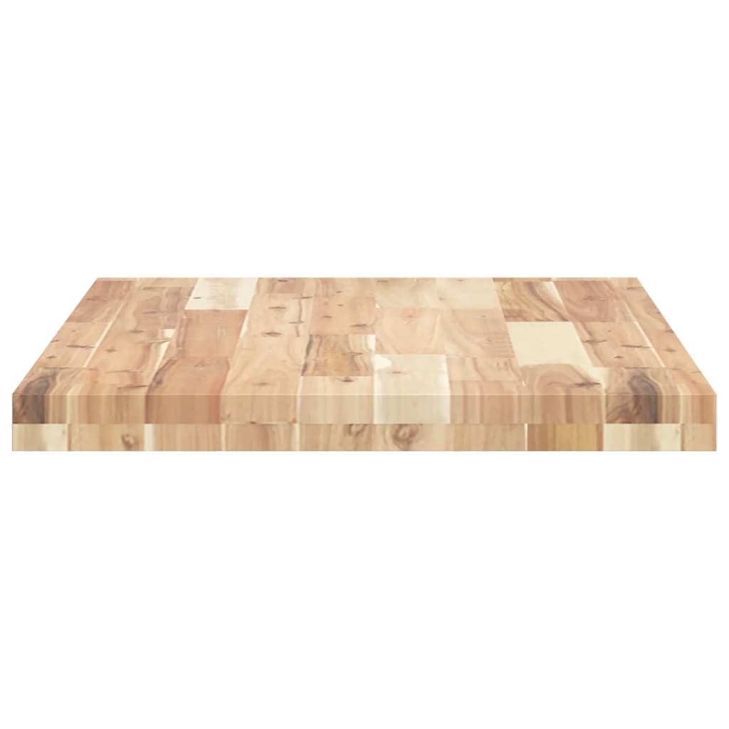 vidaXL Encimera tocador baño madera acacia sin tratar 100x50x4 cm