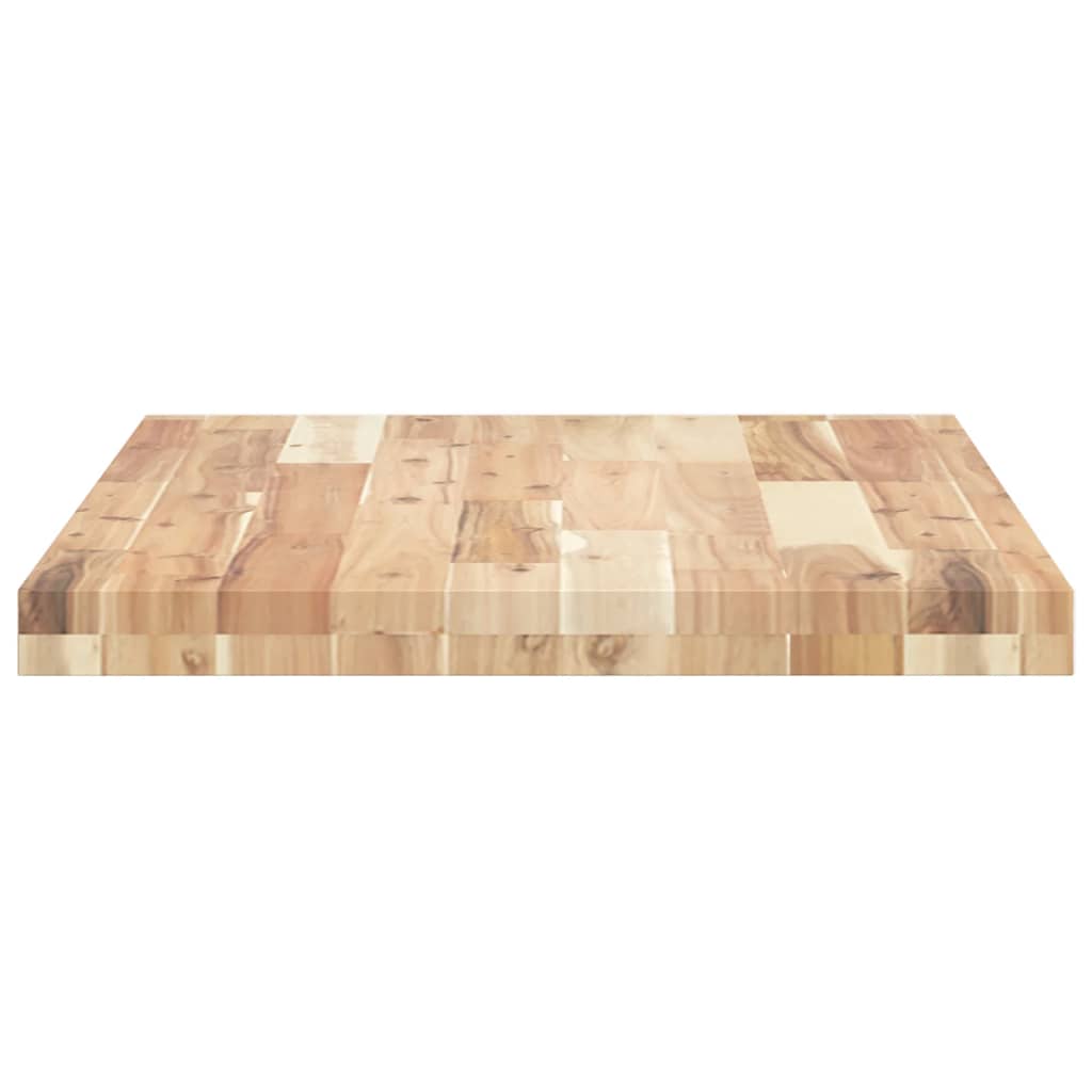 vidaXL Encimera tocador baño madera acacia sin tratar 140x50x4 cm