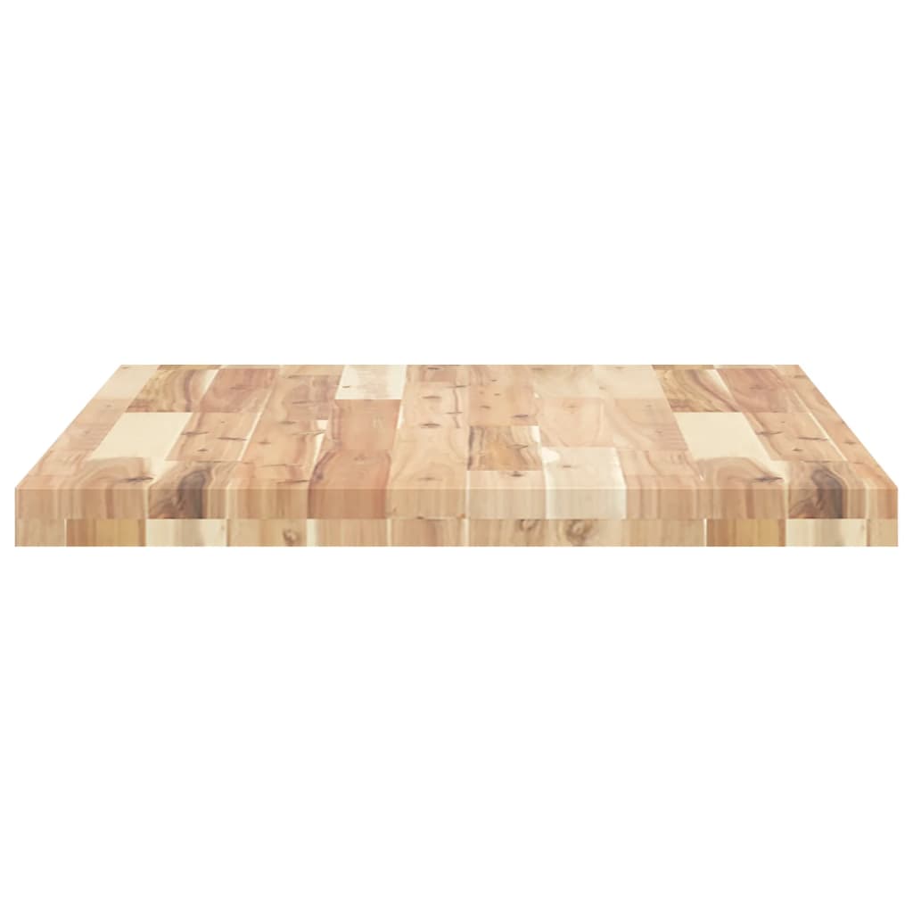 vidaXL Encimera tocador baño madera maciza acacia sin tratar 80x60x4cm