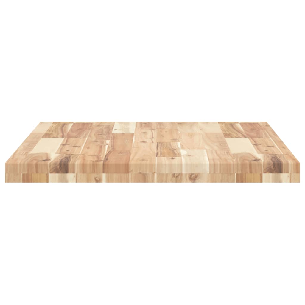 vidaXL Encimera tocador baño madera acacia sin tratar 100x60x4 cm