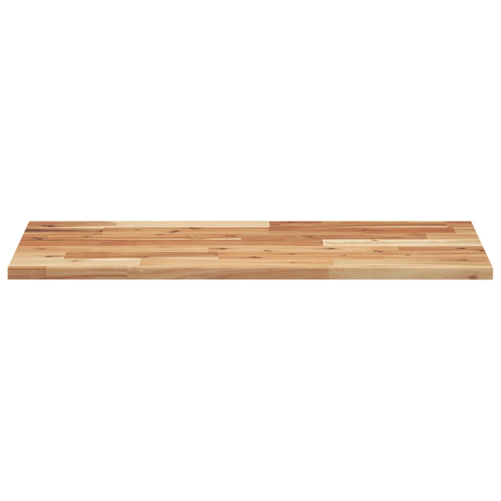 vidaXL Encimera tocador baño madera acacia acabado aceite 120x40x2 cm