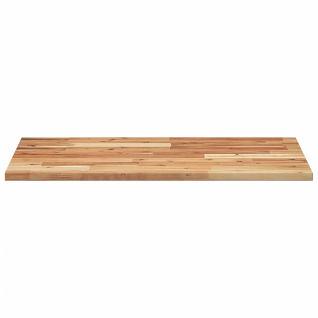 vidaXL Encimera tocador baño madera acacia acabado aceite 80x50x2 cm