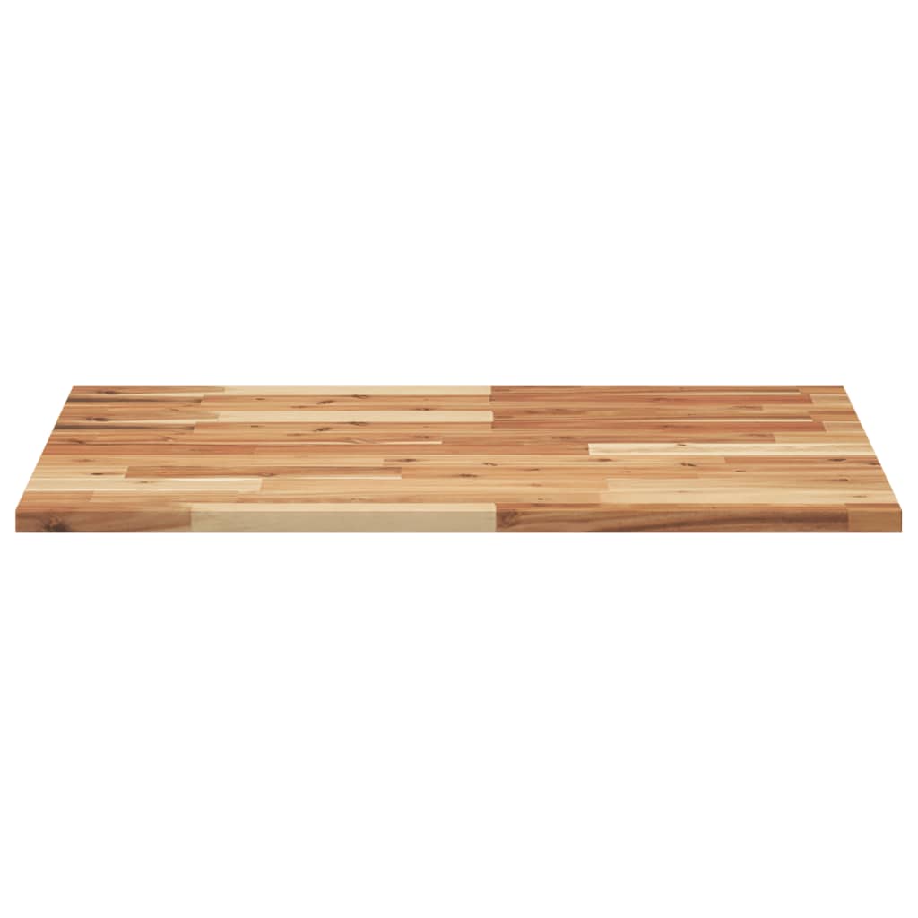 vidaXL Encimera tocador baño madera acacia acabado aceite 100x60x2 cm