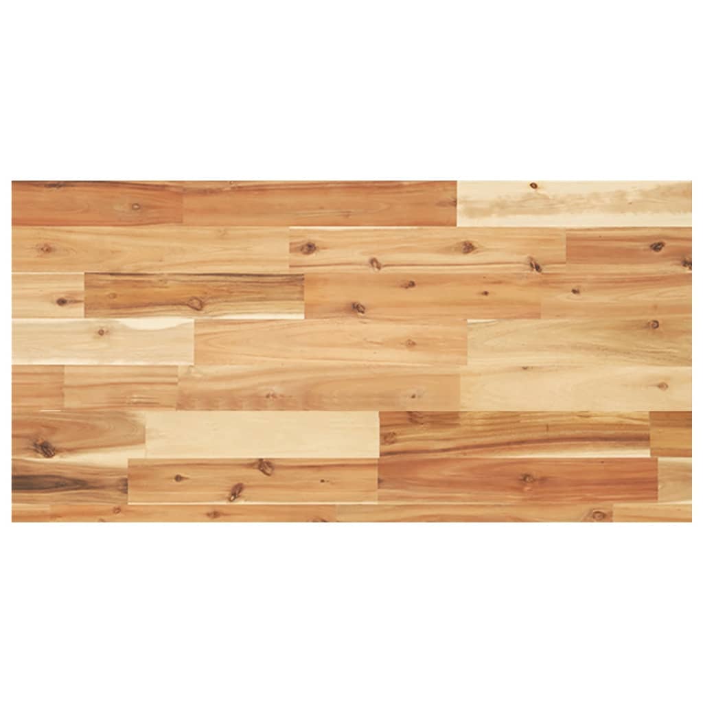 vidaXL Encimera tocador baño madera acacia acabado aceite 100x40x4 cm