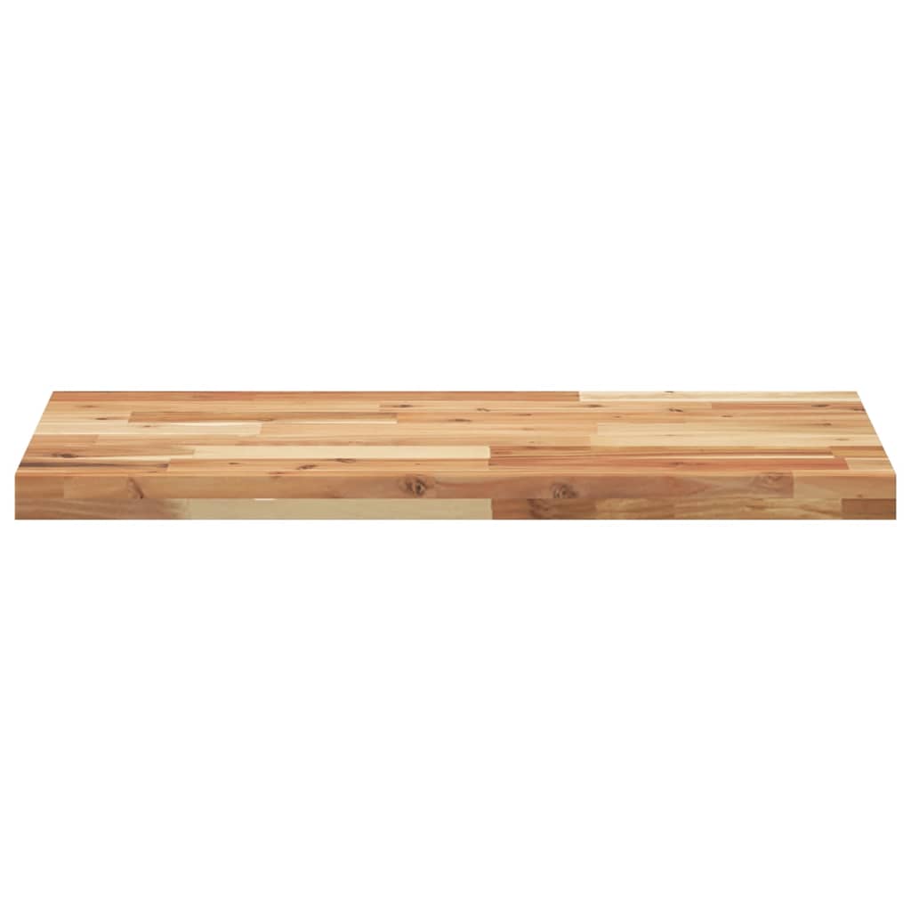 vidaXL Encimera tocador baño madera acacia acabado aceite 100x40x4 cm