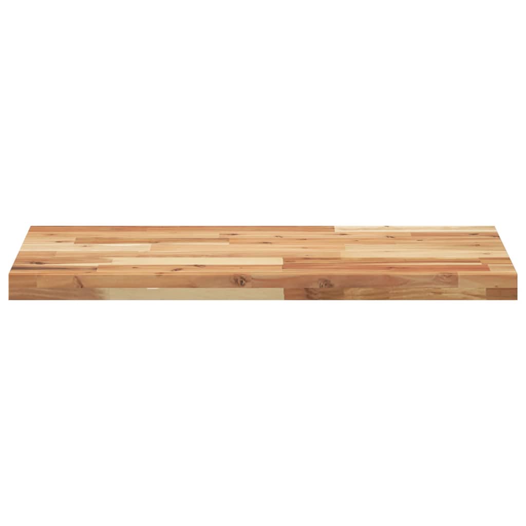 vidaXL Encimera tocador baño madera acacia acabado aceite 120x40x4 cm