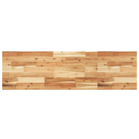 vidaXL Encimera tocador baño madera acacia acabado aceite 140x40x4 cm