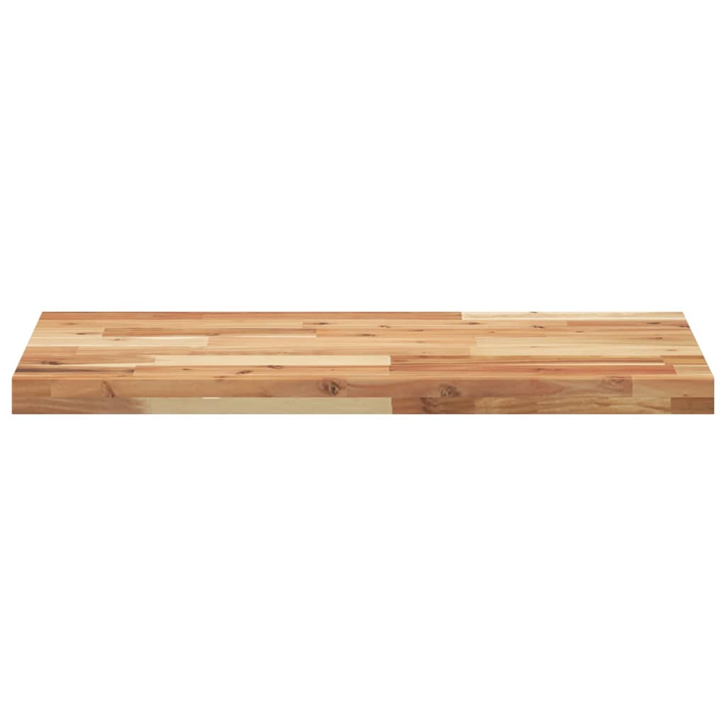 vidaXL Encimera tocador baño madera acacia acabado aceite 140x40x4 cm