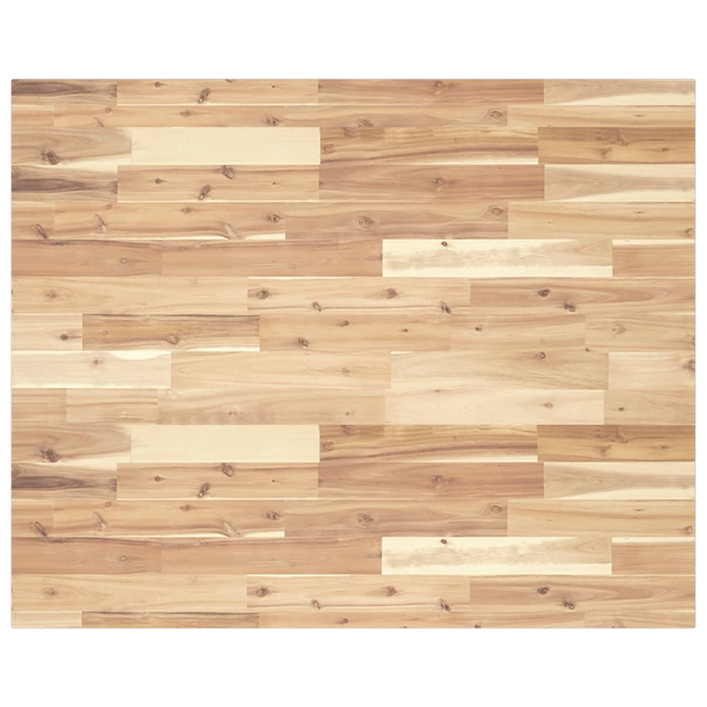 vidaXL Tablero escritorio madera maciza acacia sin tratar 100x80x2 cm