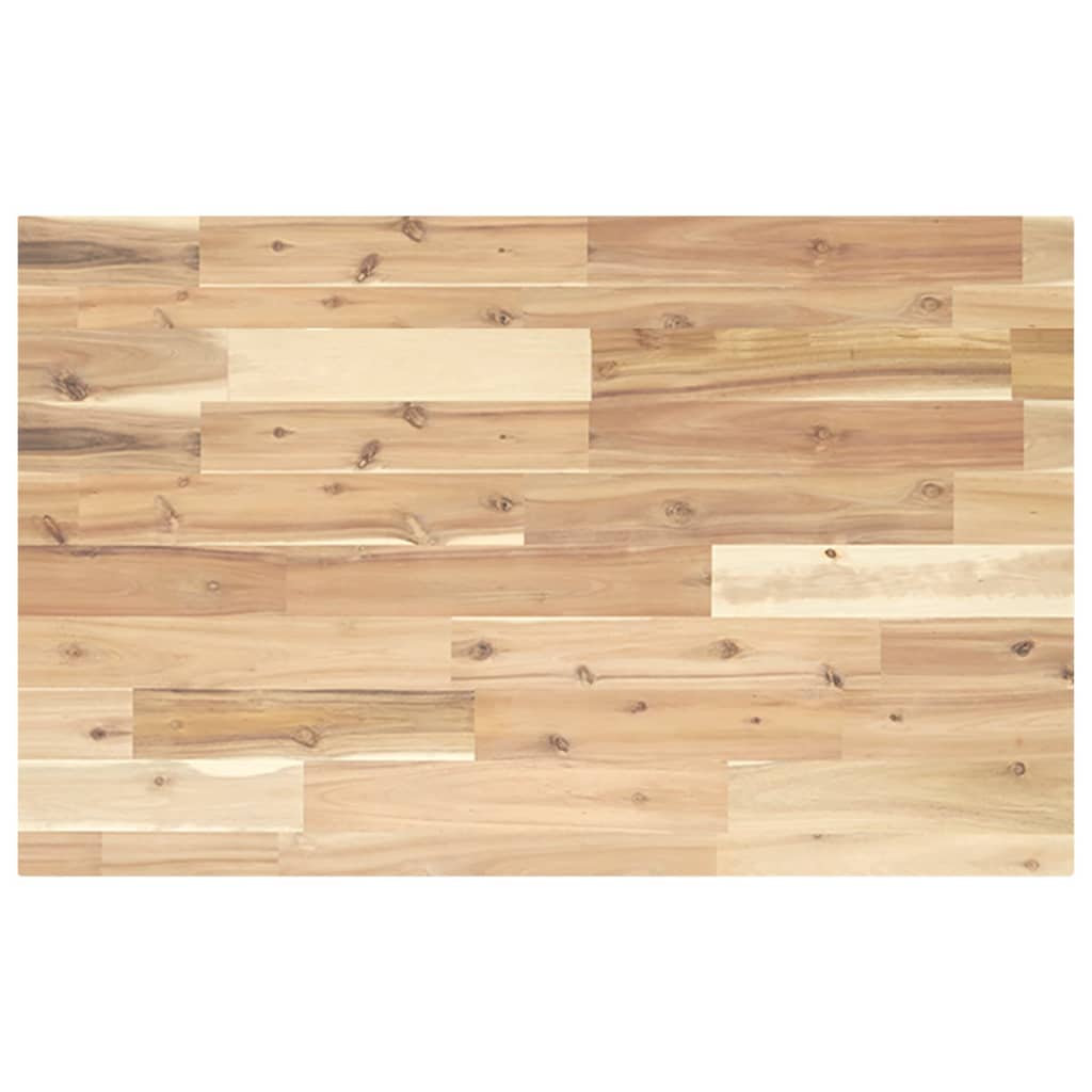 vidaXL Tablero escritorio madera maciza acacia sin tratar 100x50x4 cm