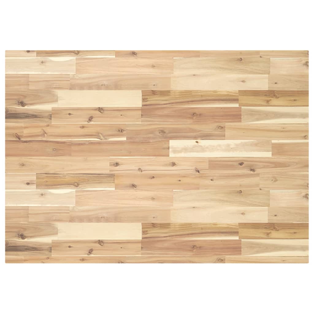 vidaXL Tablero escritorio madera maciza acacia sin tratar 80x70x4 cm