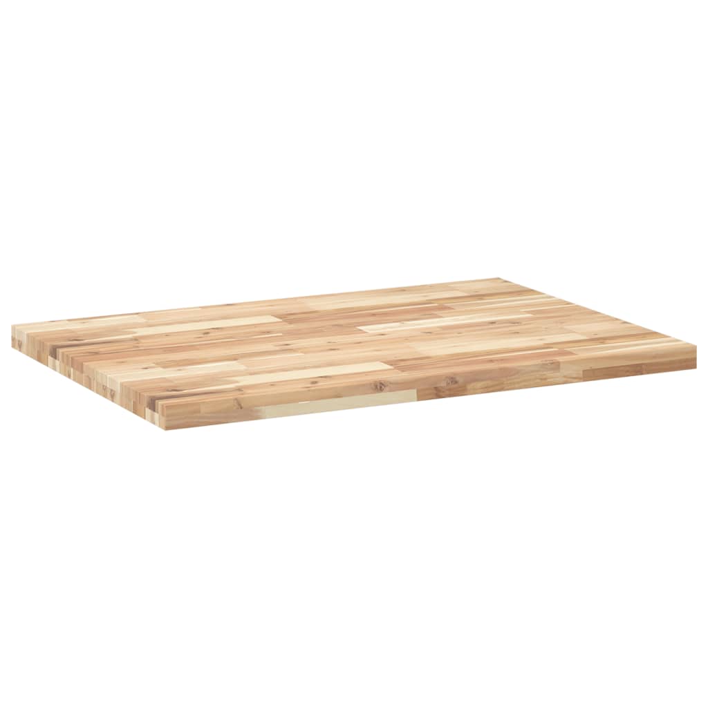 vidaXL Tablero escritorio madera maciza acacia sin tratar 80x70x4 cm