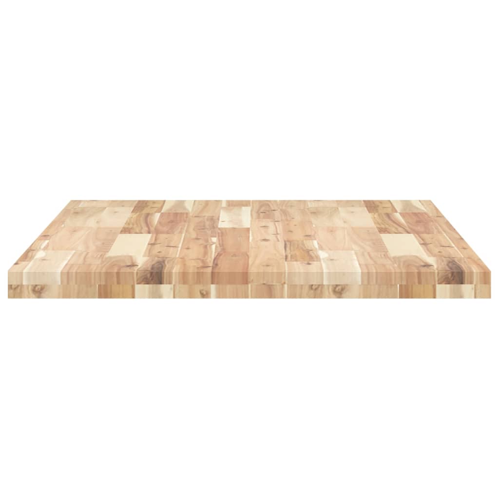 vidaXL Tablero escritorio madera maciza acacia sin tratar 80x70x4 cm