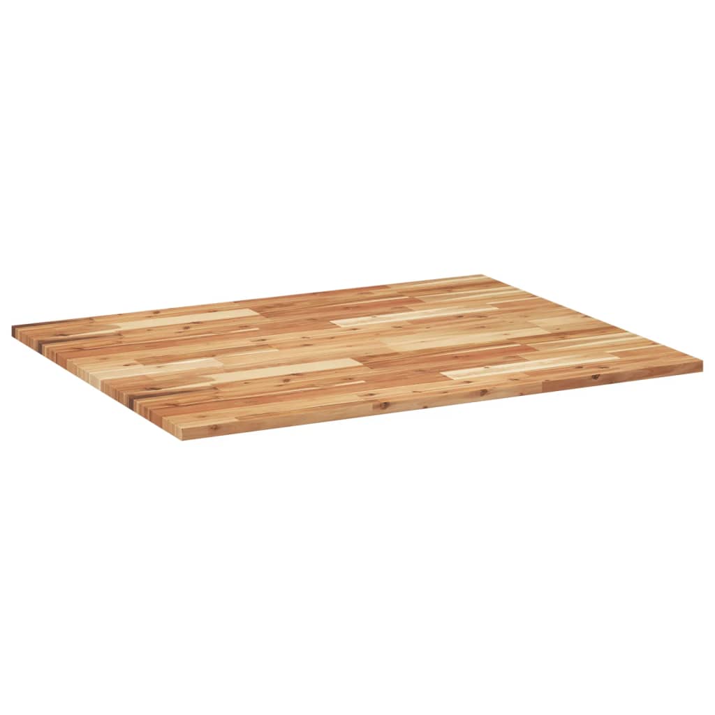 vidaXL Tablero escritorio madera maciza acacia sin tratar 100x80x2 cm