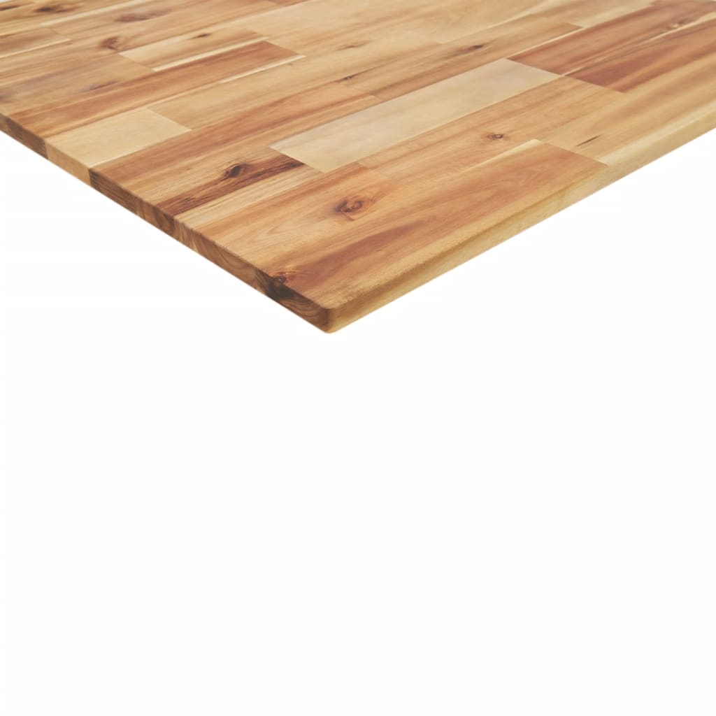 vidaXL Tablero escritorio madera maciza acacia sin tratar 100x80x2 cm