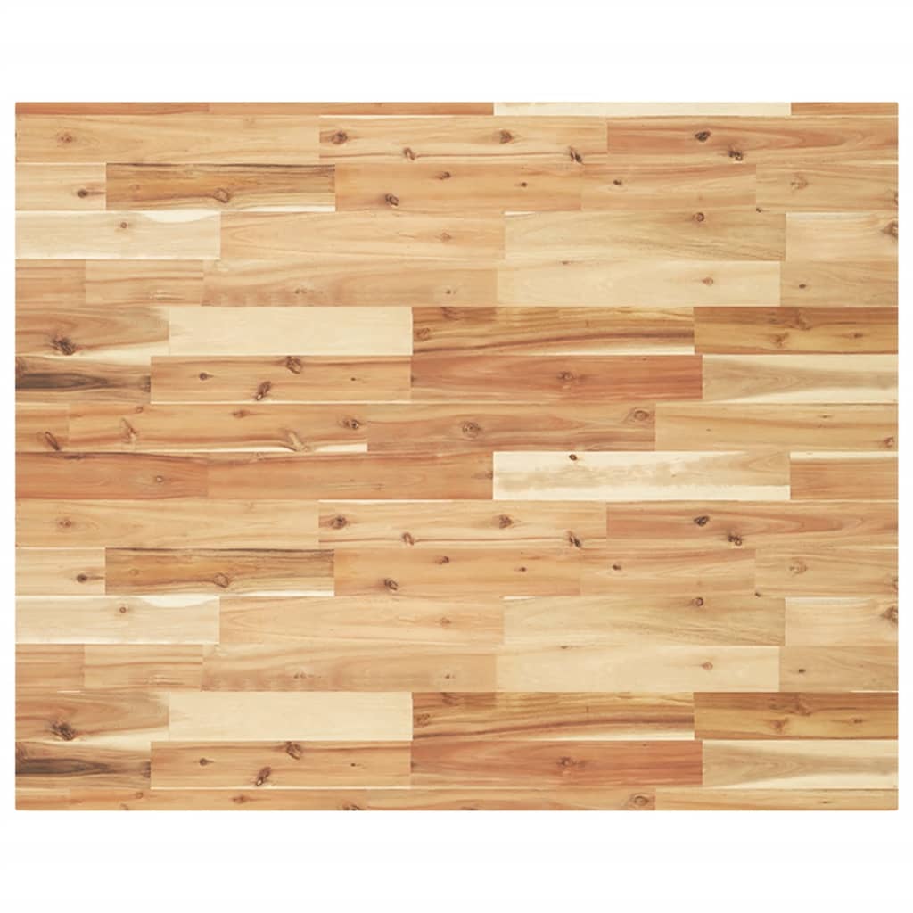 vidaXL Tablero escritorio madera maciza acacia sin tratar 100x80x4 cm