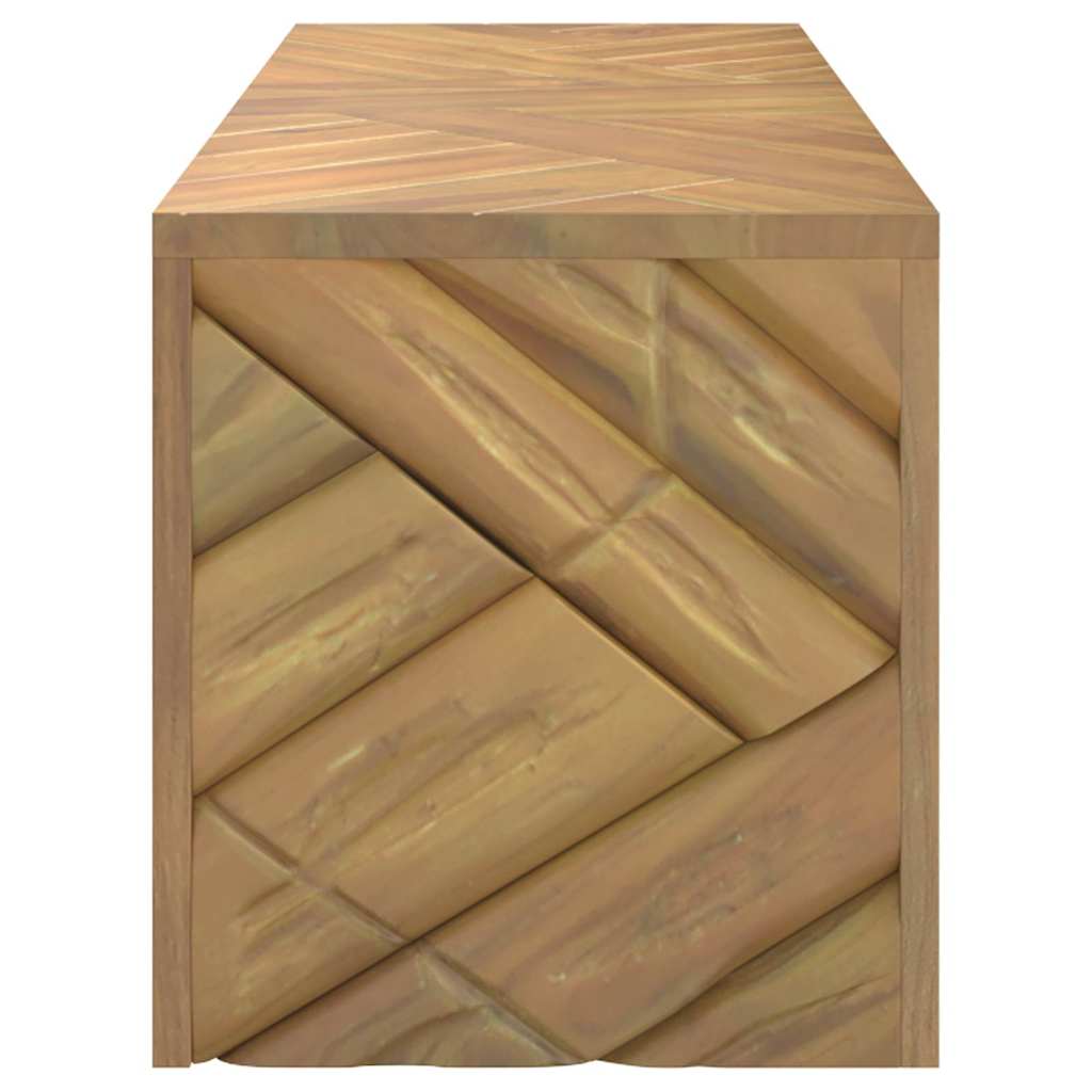 vidaXL Mesa de centro madera maciza de teca 110x35x38 cm