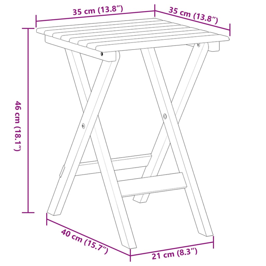 vidaXL Silla mecedora con mesa plegable madera maciza de álamo gris