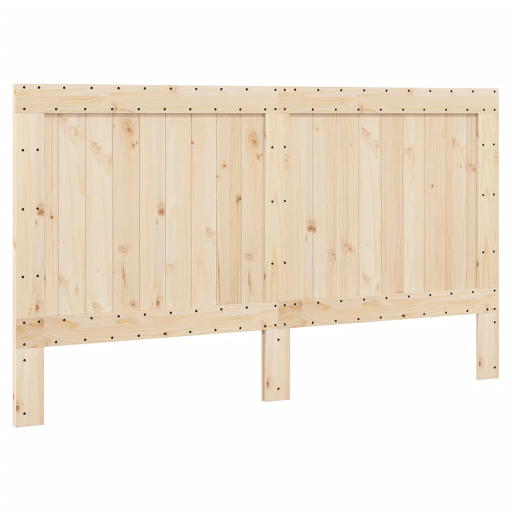 vidaXL Estructura de cama con cabecero madera maciza de pino 200x200cm