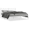 vidaXL Estructura cama sin colchón con cabecero metal blanco 150x200cm