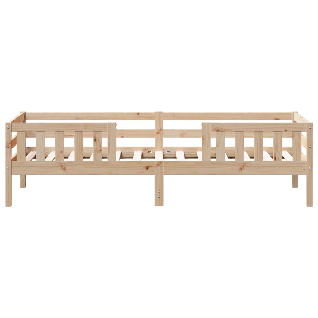 vidaXL Estructura de cama sin colchón madera maciza de pino 90x190 cm