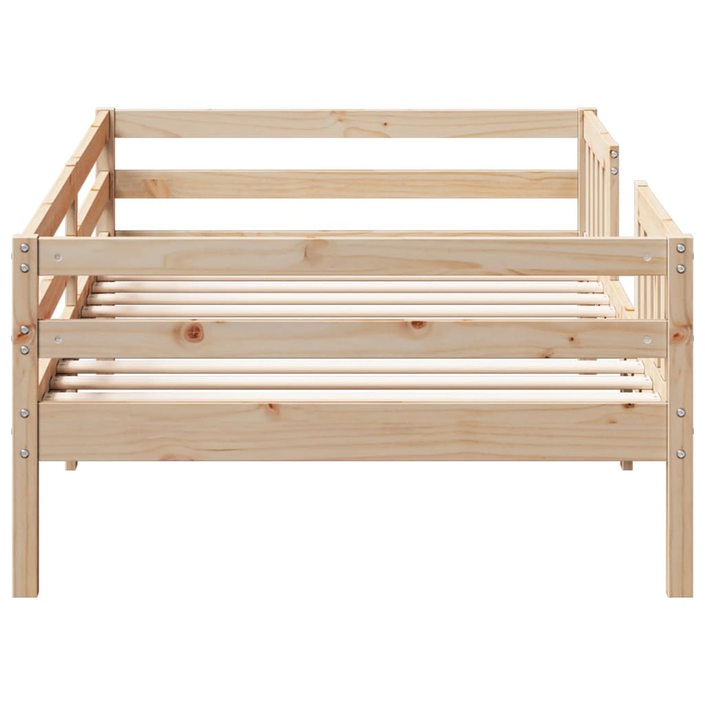 vidaXL Estructura de cama sin colchón madera maciza de pino 90x190 cm