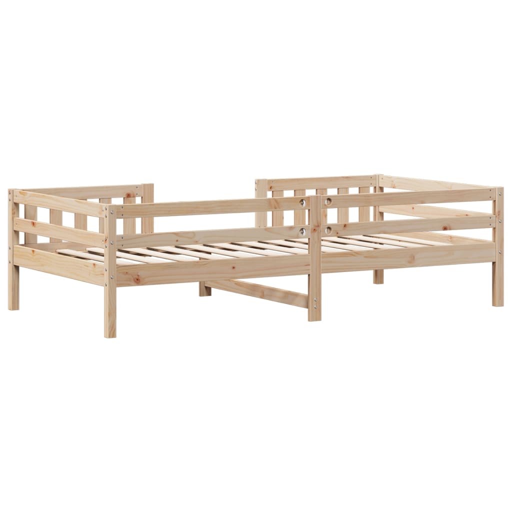 vidaXL Estructura de cama sin colchón madera maciza de pino 90x190 cm