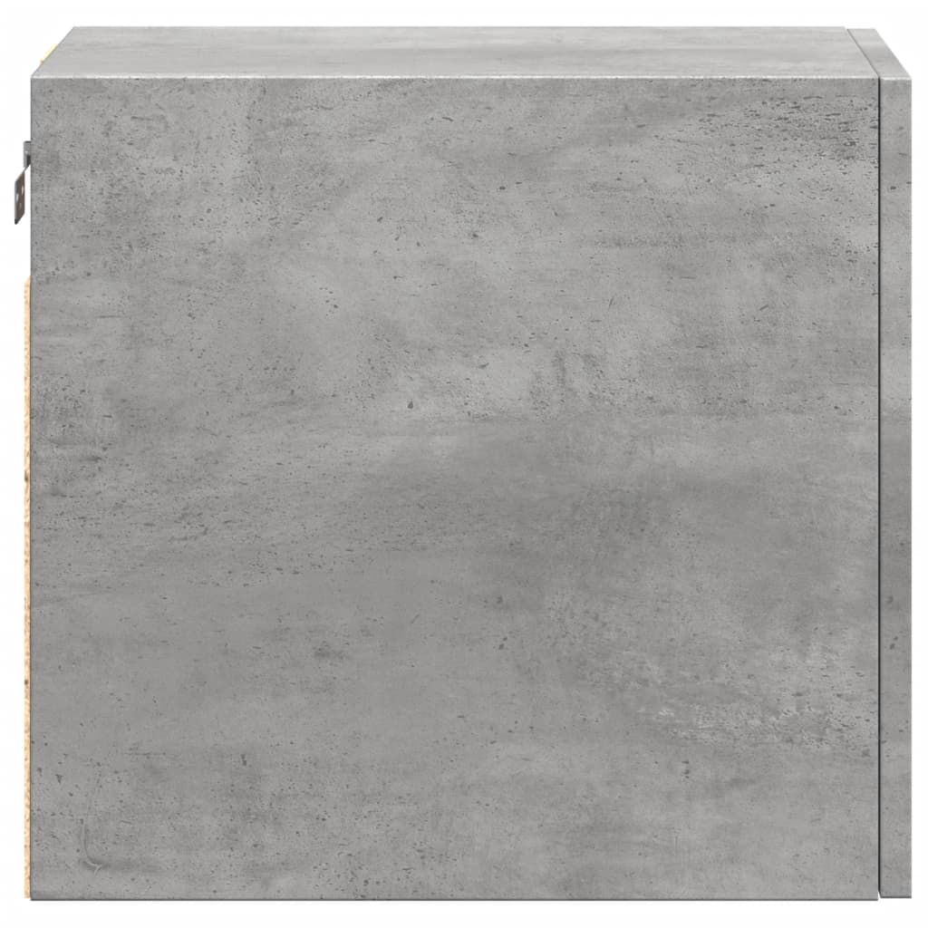 vidaXL Armario de pared madera ingeniería gris hormigón 30x42,5x40 cm