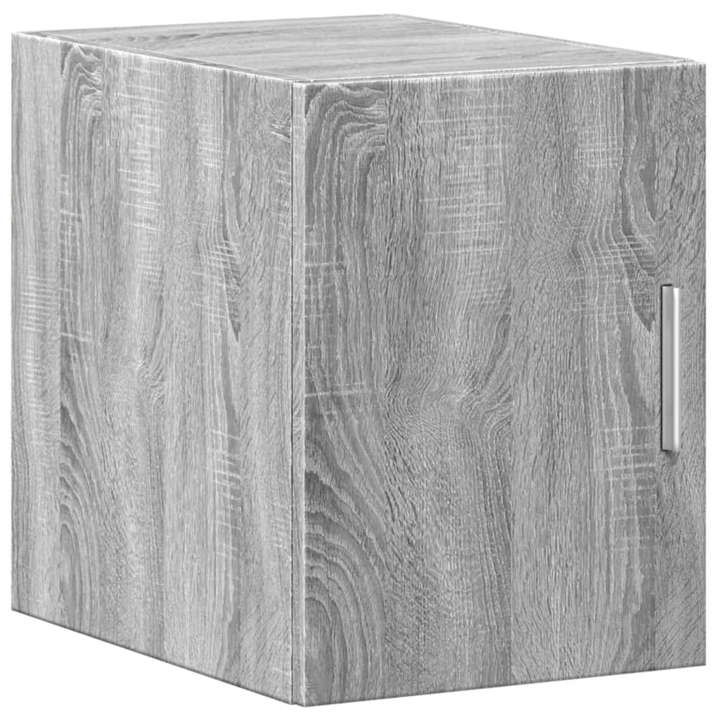 vidaXL Armario de pared madera de ingeniería gris Sonoma 30x42,5x40 cm