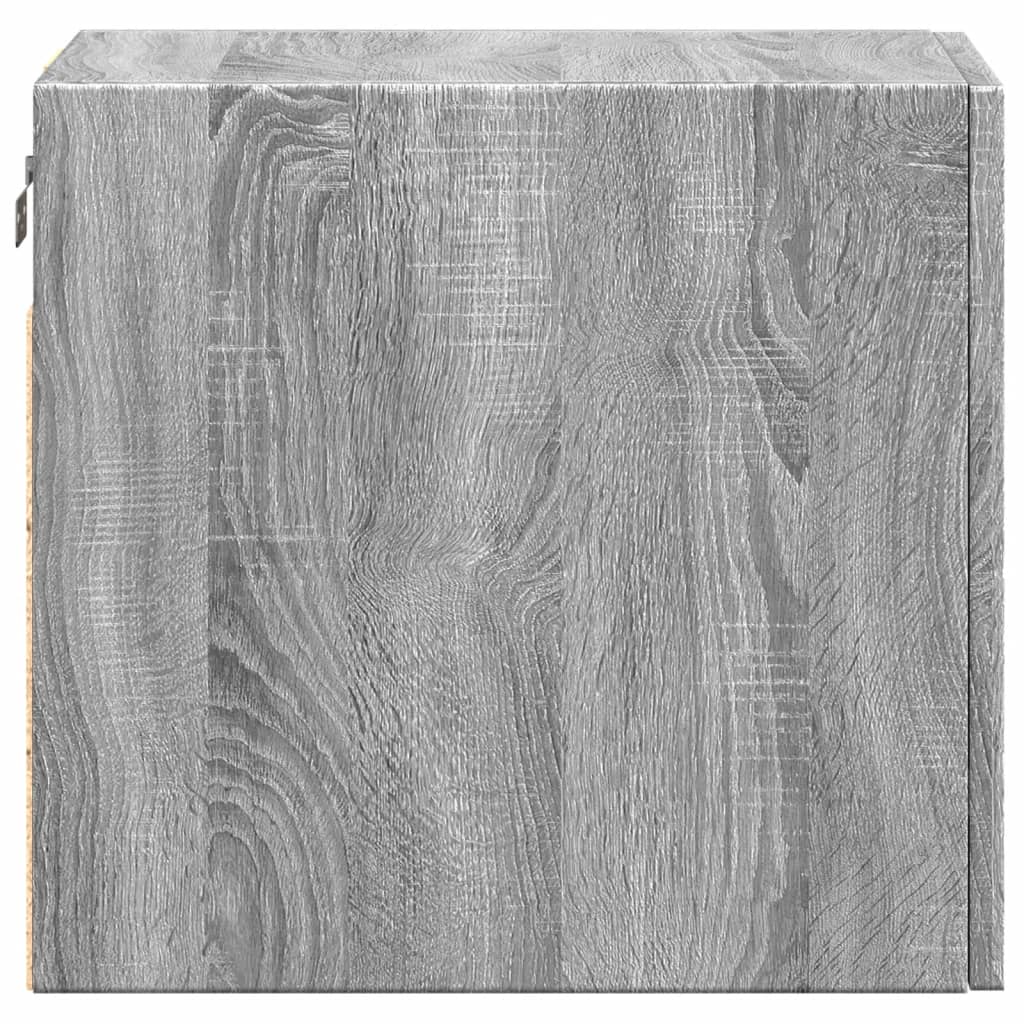 vidaXL Armario de pared madera de ingeniería gris Sonoma 30x42,5x40 cm