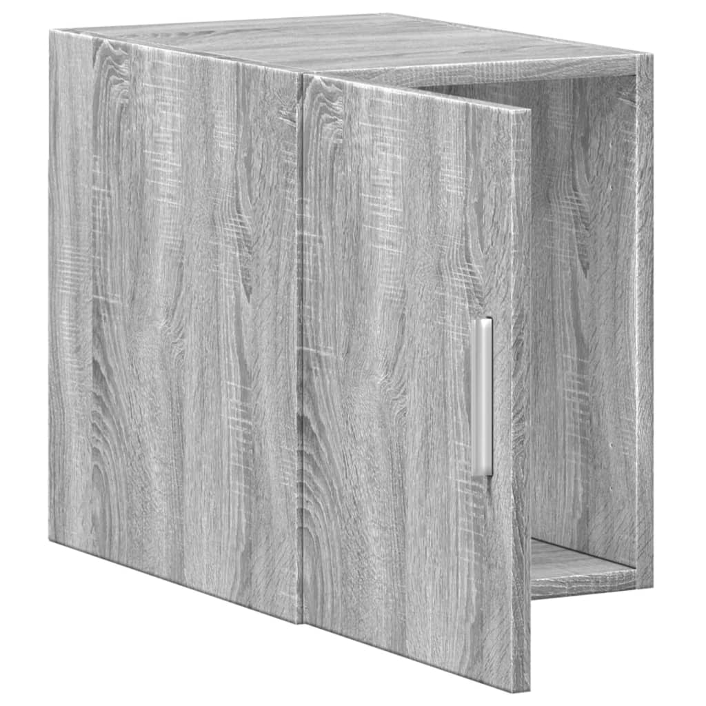 vidaXL Armario de pared madera de ingeniería gris Sonoma 30x42,5x40 cm