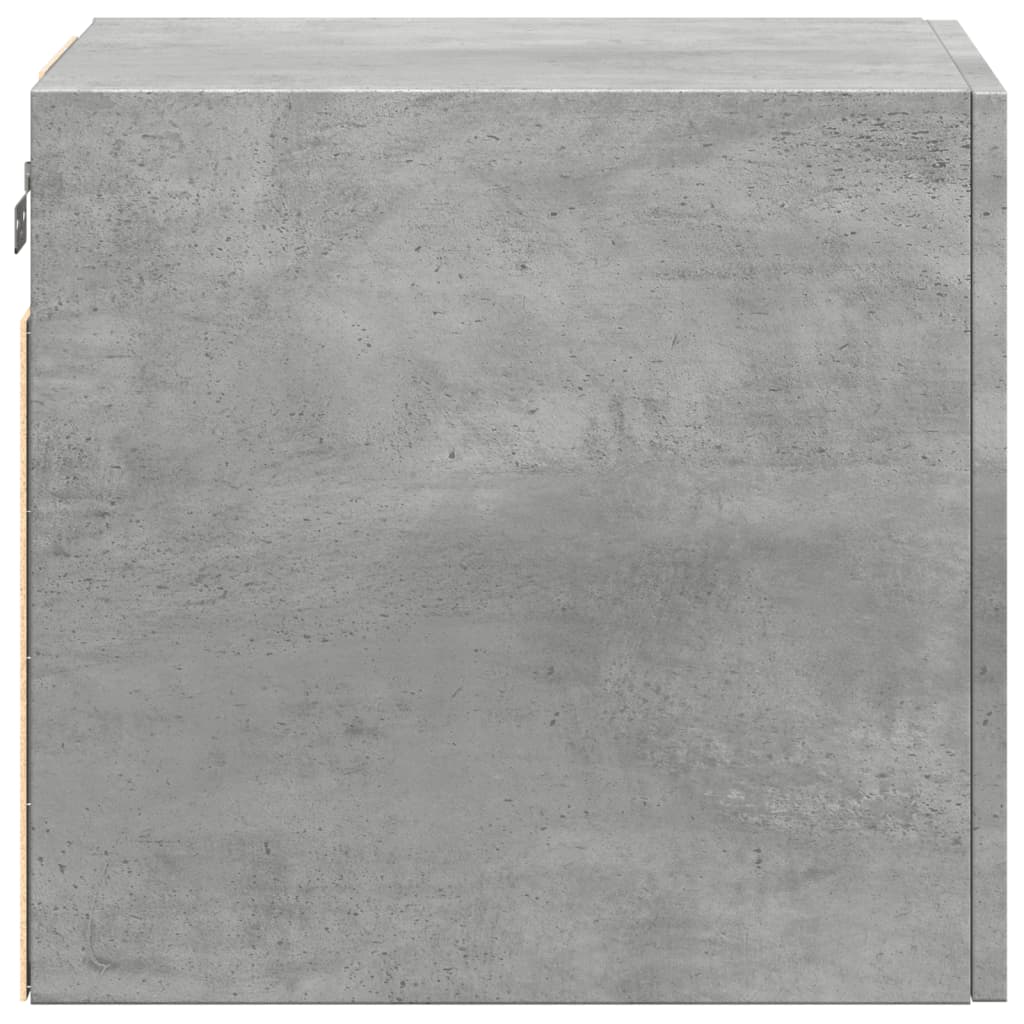 vidaXL Armario de pared madera ingeniería gris hormigón 40x42,5x40 cm