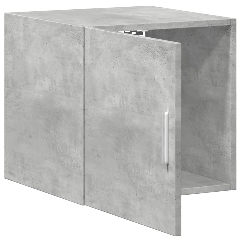 vidaXL Armario de pared madera ingeniería gris hormigón 40x42,5x40 cm